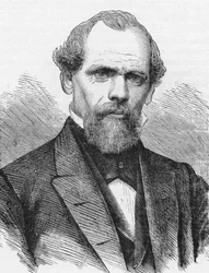 John Augustus Roebling, amerykański inżynier budownictwa, 1874