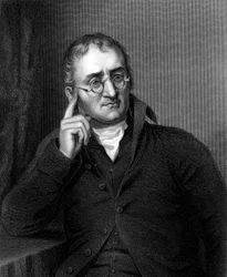 John Dalton, angielski chemik, ok. 1860 r.