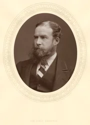 John Lubbock, pierwszy baron Avebury, angielski bankier, archeolog, przyrodnik i polityk, c1880