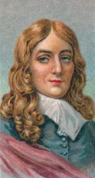 John Milton 1608-1674, angielski poeta, 1924
