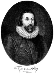 John Winthrop, angielski osadnik purytański w Ameryce, XVII w. ok. 1880 r.