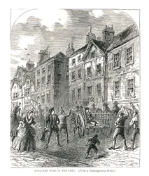 Jonathan Wild w wózku, 1878