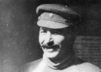 Józef Stalin, urodzony w Gruzji radziecki rewolucjonista komunistyczny i przywódca, początek lat 30. XX wieku