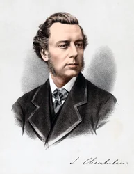 Joseph Chamberlain, polityk brytyjski, ok. 1880 r.