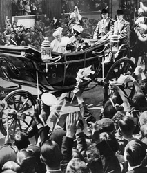 Wiwat jubileuszowy dla króla i królowej, 1935