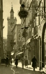 Judengasse, Salzburg, Austria, ok. 1935.