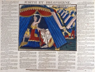 Judyta zabija asyryjskiego generała Holofernesa, XIX w.
