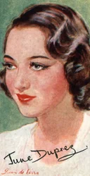 June Duprez, 1918-1984, brytyjska aktorka filmowa, XX wiek