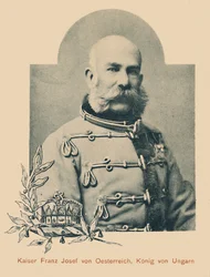 Cesarz Austrii Franciszek Józef, król Węgier, ok. 1910.