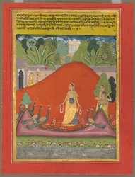 Kakubha Ragini, ok. 1930 r. 1750.