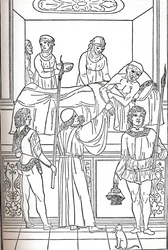 Ketham: Fasciculus Medicinae, Wenecja, 1493, Leczenie zarazy, c1493