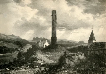 Okrągła Wieża Kineth, Cork, XIX wiek.