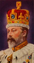 Król Edward VII podczas swojej koronacji, 1902 1935