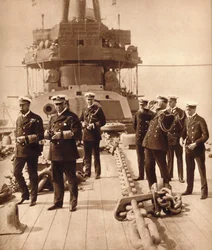 Król Jerzy V na pokładzie HMS Neptune, lata 1910 1935