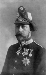 Król Jerzy Piąty, w mundurze austriackim, 1910