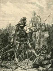 Król Jan w Poitiers, 1356, 1890.