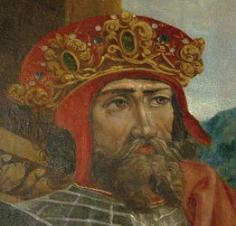 Król Władysław II. Jagiełło Detal, ok. 1530