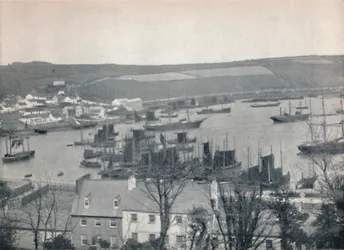 Kinsale – Flota rybacka w porcie, 1895