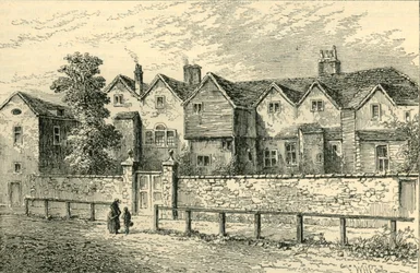 Zamek Kirby, Bethnal Green Dom niewidomych żebraków, ok. 1872 r.