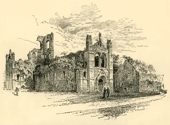 Opactwo Kirkstall, 1898.