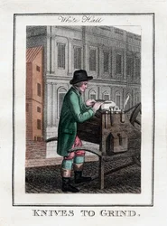 Noże do szlifowania, Whitehall, Londyn, 1805