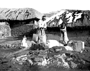 Koreańscy wieśniacy, Korea, 1900