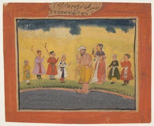Rodzice Kryszny Go szukają, ca. 1615.