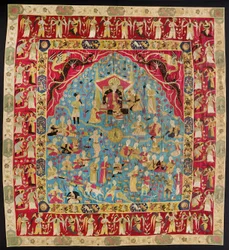 Tapicerka - tzw. Gobelin perski (gobelin ścienny stosowany safavid)