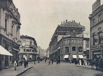 Most Kowali Kuznieckiego, Moskwa, Rosja, 1912 r.