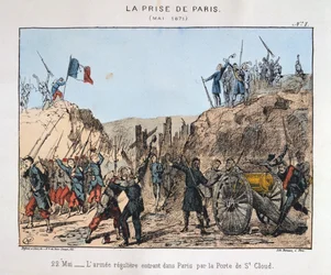 Zdobycie Paryża, 22 maja 1871