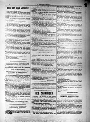 Gazeta La Republique Sociale z 13 października 1881 r.