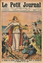 Misja cywilizacyjna. Le Petit Journal, 19 listopada 1911, 1911