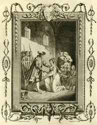 Lady Elżbieta Grey prosi Edwarda IV o przywrócenie jej ziem, 1461, 1783 .