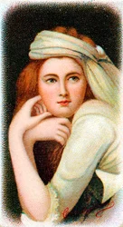 Lady Emma Hamilton c1765-1851, kochanka Horatio Nelson