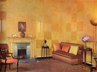 Salon Lady Leucha Warners udekorowany przez Ronalda Fleminga, 1933