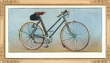 Rower damski z 3-biegową przekładnią i oświetleniem na dynamo, 1939