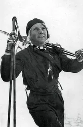 Laila Schou-Nilsen, norweska narciarka, Zimowe Igrzyska Olimpijskie, Garmisch-Partenkirchen, Niemcy, 1936