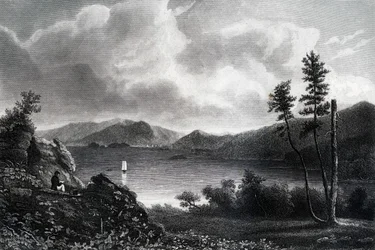 Jezioro George, Nowy Jork, 1855