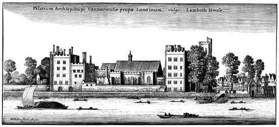 Pałac Lambeth, Londyn, 1647 1893