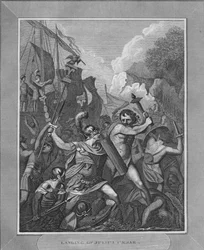 Lądowanie Juliusza Cezara, 1838