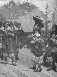 Lądowanie króla Karola II w Dover, 1660 1905.