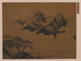 Krajobraz, dynastia Ming, 1319-1644.