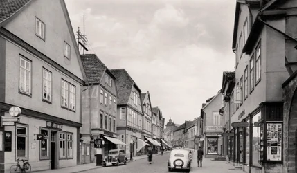 Langestrasse, Buckeburg, Niemcy, ok. 1930