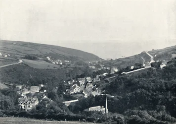 Laxey - Widok ogólny, 1895