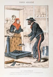 Ogrzewanie, oblężenie Paryża, 1870-1871