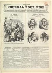 Le Journal Pour Rire, Journal dIimages, Journal Comique, Critique, Satirique et..., 23 sierpnia 1850.
