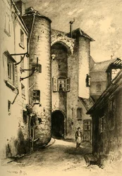 Przejście od Chénizelles do Laon Aisne, 1903.