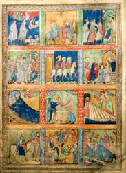 Liść do psałterza, Canterbury Christ Church, c1155-1160