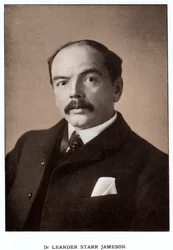Leander Starr Jameson, urodzony w Szkocji polityk południowoafrykański, ok. 1900.
