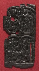 Skórzany panel, ok. 1350-1400.